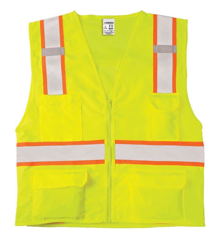 Solid Front with Mesh Back Vest